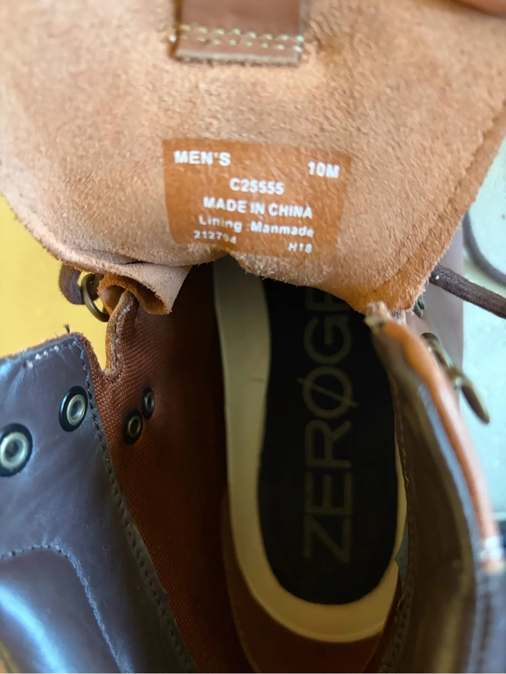 Cole Haan Men's Tan-Brown Chukka Boots with White Sole